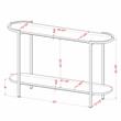 Furniture of America Mordicai Metal 3-Piece Coffee Table Set in Light Gray