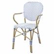 Furniture of America Hamner Aluminum 3-Piece Outdoor Bistro Set in White