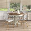 Furniture of America Acti Modern Aluminum Patio Dining Chair in Gray (Set of 4)