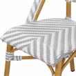 Furniture of America Acti Modern Aluminum Patio Dining Chair in Gray (Set of 4)