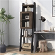 Furniture of America Acres Wood 5-Shelf Tower Cabinet in Brown