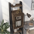 Furniture of America Acres Wood 5-Shelf Tower Cabinet in Brown