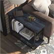 Furniture of America Froy Transitional Wood End Table in Navy Blue