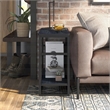 Furniture of America Froy Transitional Wood End Table in Navy Blue