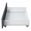 Furniture of America Harper Fabric Upholstered Queen Bed with 4-Drawer in Gray
