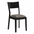 Furniture of America Kapok Solid Wood 5-Piece Dining Table Set in Oak and Black