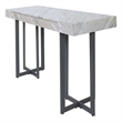 Furniture of America Vasket Contemporary Metal 3-Piece Coffee Table Set in Gray