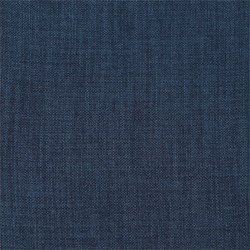 Furniture of America Glanz Fabric Wing-Back Side Chair in Dark Blue (Set of 2)