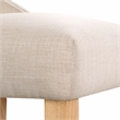 Furniture of America Glanz Fabric Wing-Back Side Chair in Ivory (Set of 2)