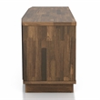 Furniture of America Hart Wood 6-Shelf TV Stand in Light Hickory Brown