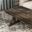 Furniture of America Birch Farmhouse Wood Coffee Table in Reclaimed Oak