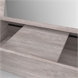 Furniture of America Elm Wood Wall Mounted Makeup Vanity in Coastal White