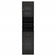 Furniture of America Elm Multi-Storage Wood Tower Cabinet in Espresso