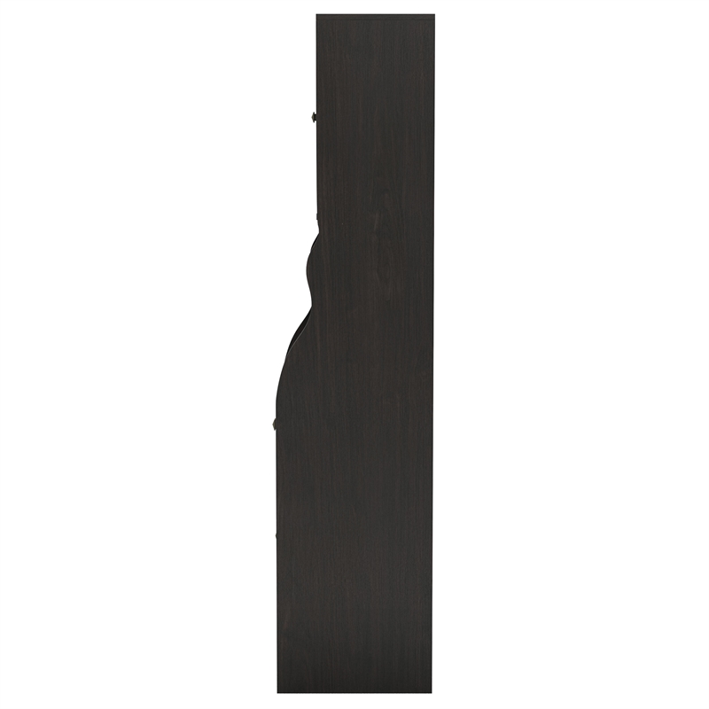Furniture of America Elm Multi-Storage Wood Tower Cabinet in Espresso