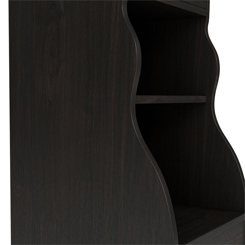 Furniture of America Elm Multi-Storage Wood Tower Cabinet in Espresso