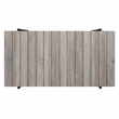 Furniture of America Acres Wood Natural Coffee Table with Metal Black Wheels