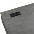 Furniture of America Alto Wood Writing Desk with USB in Gray