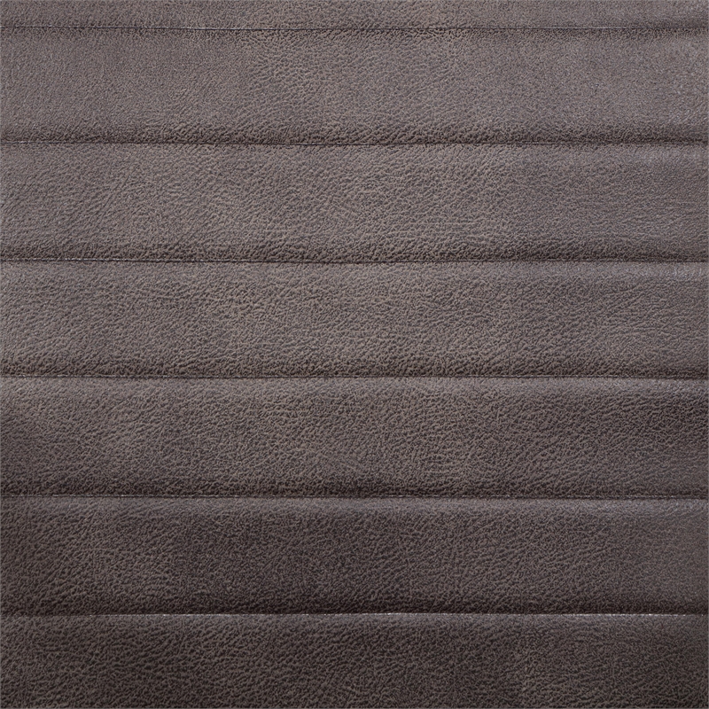 Furniture of America Knolt Fabric Upholstered Armchairs in Dark Brown (Set of 2)