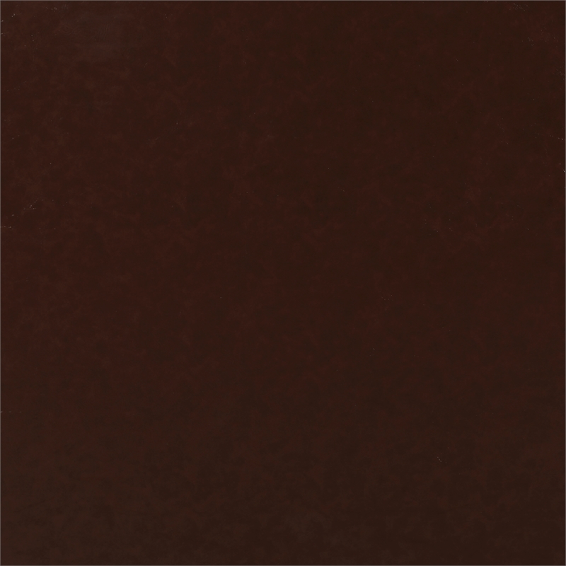 Furniture of America Elm Transitional Faux Leather Swivel Chair in Dark Brown