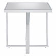 Furniture of America Glanz Metal 2-Piece Coffee Table Set in Chrome