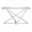 Furniture of America Glanz Metal 3-Piece Coffee Table Set in Chrome