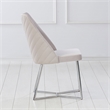 Furniture of America Glanz Fabric Upholstered Accent Chairs in White (Set of 2)
