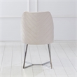 Furniture of America Glanz Fabric Upholstered Accent Chairs in White (Set of 2)