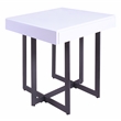 Furniture of America Vasket Contemporary Metal 3-Piece Coffee Table Set in White