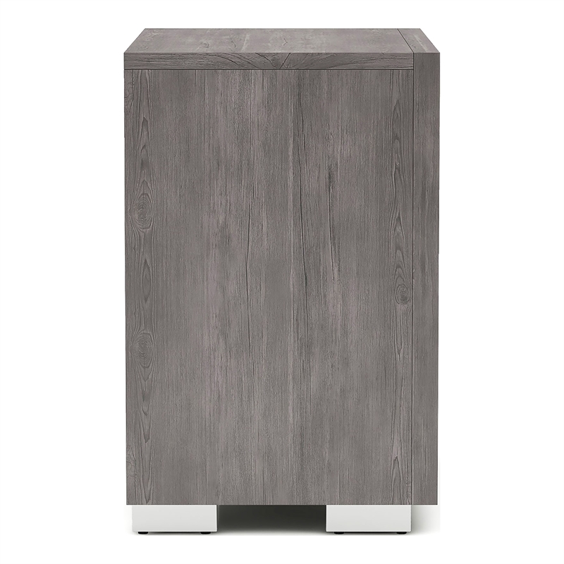 Furniture of America Iden 3pc Gray Wood Bedroom Set - Queen + 2 Nightstands