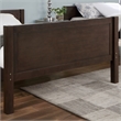 Furniture of America Tam Transitional Wood Full over Full Bunk Bed in Walnut