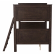 Furniture of America Tam Transitional Wood Twin over Twin Bunk Bed in Walnut