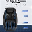 Koppla Black Faux Leather Zero Gravity Recliner 3D Programmable Massage Chair