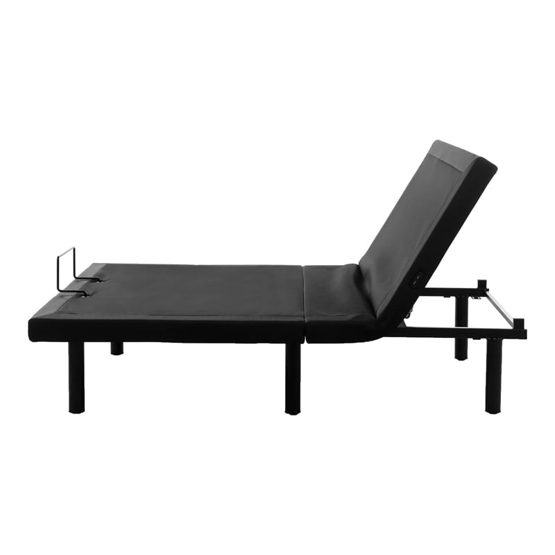 Patz Metal Black 2 Motor King Adjustable Bed & USB Outlet & 3 Pre-sets