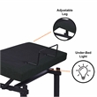 Patz Metal Black 2 Motor King Adjustable Bed & USB Outlet & 3 Pre-sets