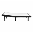 Furniture of America Virya Metal Black 2 Motor Twin XL Adjustable Bed