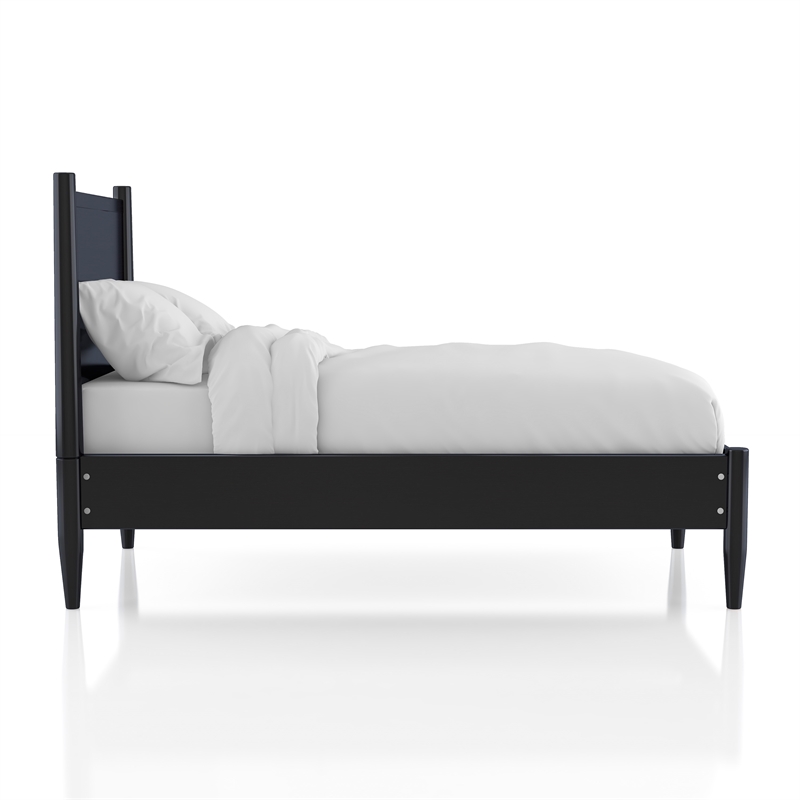 FOA Belkor Solid Wood Twin Platform Bed with 10