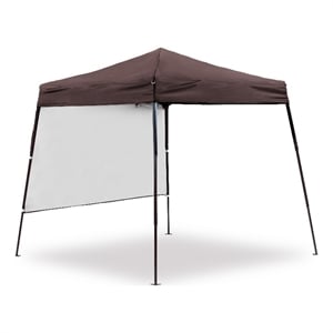 Furniture of America Voss 6' Outdoor Burgundy Fabric Canopy Pop-Up Gazebo Tent