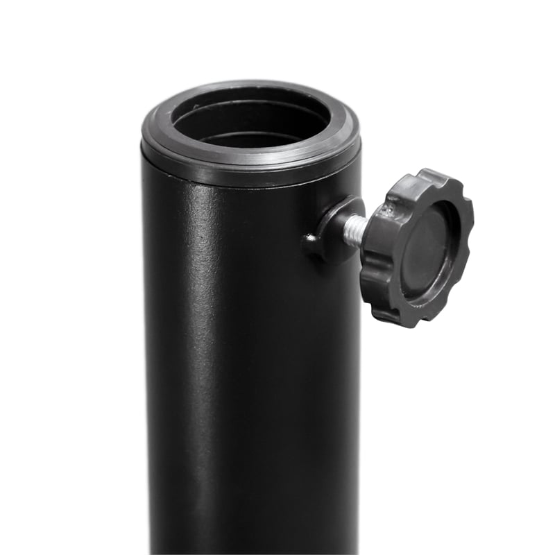 Furniture of America Bass Outdoor Patio Round Resin Black Umbrella Base