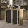 Furniture of America Levi Farmhouse Wood Bart Table in Weathered Oak