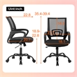 Furniture of America Siv Ergonomic Nylon Fabric Mesh Swevil Desk Chair in Black