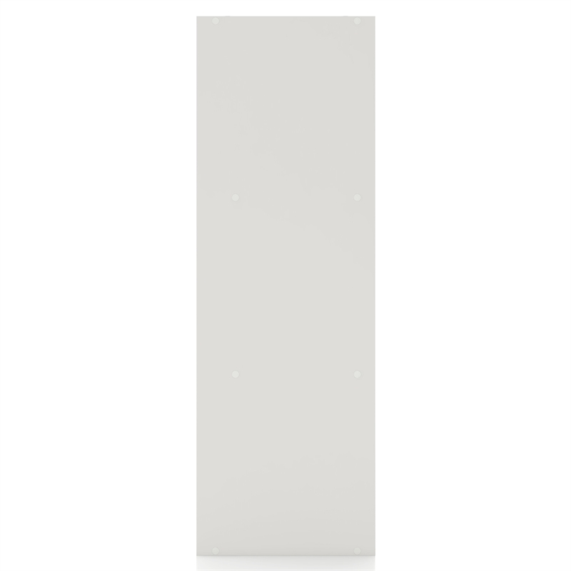 Furniture of America Seni Stackable Wood 3-Shelf White Bookcase with Door