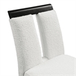 Furniture of America Prat Fabric Upholstered Counter Chairs in Black (Set of 2)