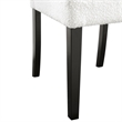 Furniture of America Prat Fabric Upholstered Side Chairs in Black (Set of 2)