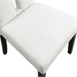 Furniture of America Prat Fabric Upholstered Side Chairs in Black (Set of 2)