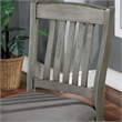 Furniture of America Wuor Wood Padded Counter Chairs in Gray (Set of 2)