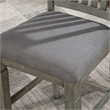 Furniture of America Wuor Wood Padded Counter Chairs in Gray (Set of 2)