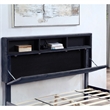 Furniture of America Alto Fabric Storage California King Bed with USB in Gray