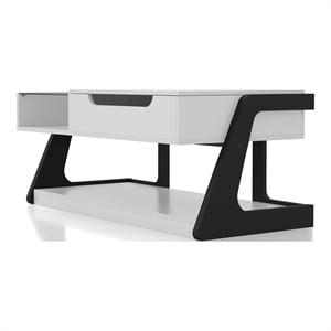 Furniture of America Jarsk Wood Lift-Top Storage Coffee Table in White