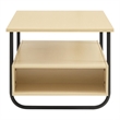 Furniture of America Parte Wood Multi-Storage Coffee Table in Light Maple