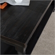 Furniture of America Neli Solid Wood Storage Sofa Table in Antique Black